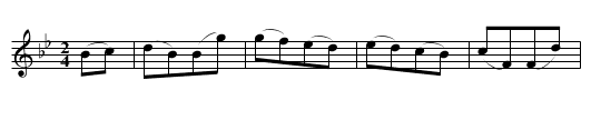 Tristram Shandy. THO2.099 - staff notation