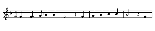 TRITT AUF DEN RIEGEL VON DER THUER - staff notation