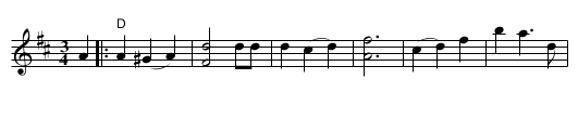 Trönderbrura - staff notation