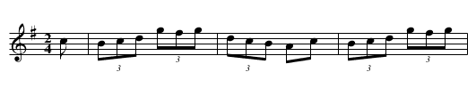 Troop - staff notation
