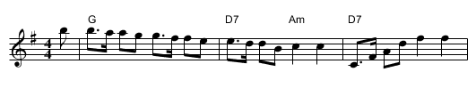 Trosaskräcken - staff notation