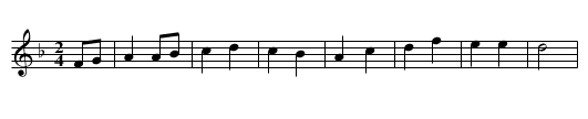 Trost - staff notation