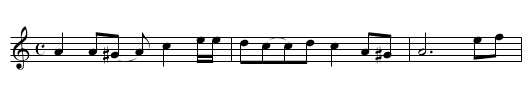 Troubled Soldier - staff notation