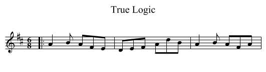 True Logic - staff notation