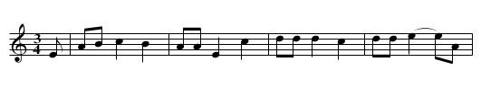 True Thomas - staff notation