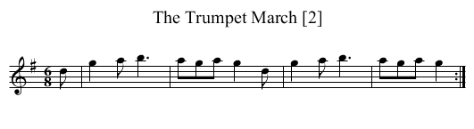 Trumpet March [2], The - staff notation