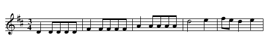 Trumpet Minuet,A,(Melody). BC.49a - staff notation