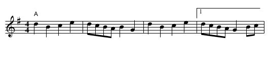 Trunkles - Ducklington - staff notation