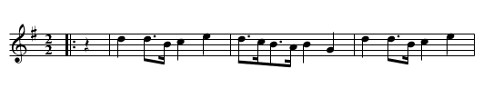 Trunkles - staff notation