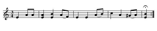 Trymder [2] - staff notation