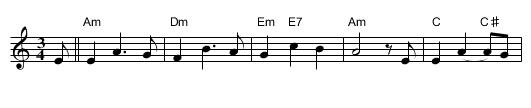 Tsto Bylo - staff notation