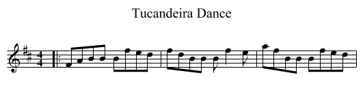 Tucandeira Dance - staff notation