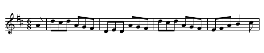 Tuhy's Frolic - staff notation