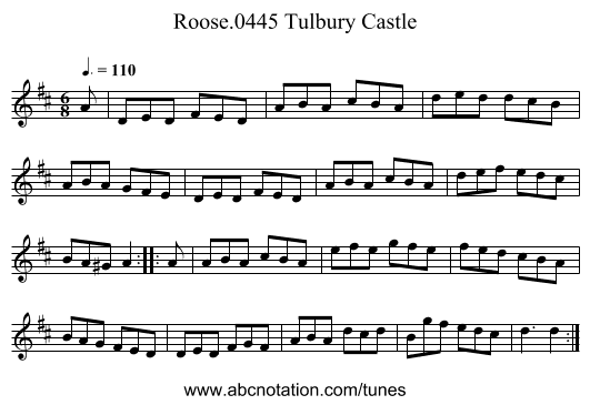 Tulbury Castle, Roose.0445 - staff notation