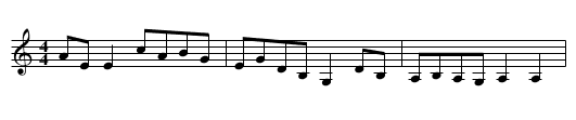 Tullagh Reel, The - staff notation