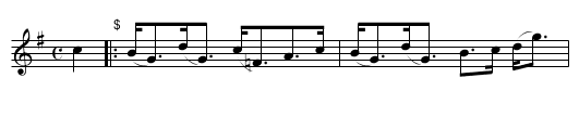 Tullochgorum WES.101 - staff notation