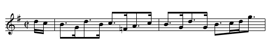 TULLOCHGORUM - staff notation