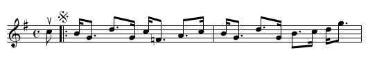 TULLOCHGORUM - staff notation