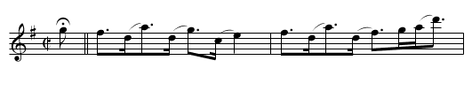 Tullochgorum - staff notation