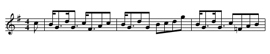 Tullock Gorum, JMT076 - staff notation