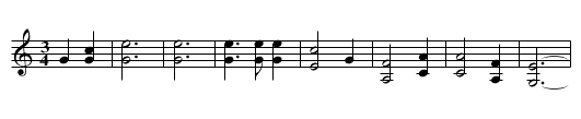 Tulsa Waltz [1] - staff notation