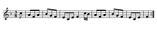 Tumbling and Trampling - staff notation