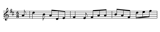 Tumshie's Jig - staff notation