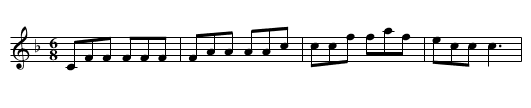 Tunbridge Rocks - staff notation