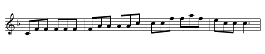 Tunbridge Rocks - staff notation