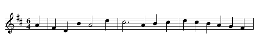 Tunbridge Walks - staff notation
