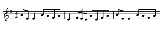 Tuohy's - staff notation