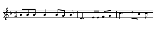 Turkish Lady, The  - staff notation