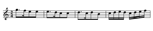 Turkish March - staff notation