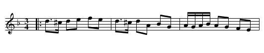 Turkisk polska Kaytagi - staff notation