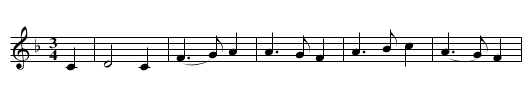 Turn Ye to Me - staff notation