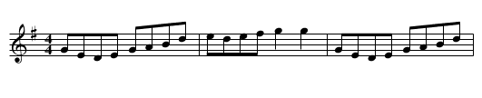 Turnpike Gate [1st setting] - staff notation