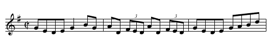 Turnpike, The - staff notation