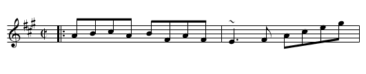 Turnpike, The - staff notation