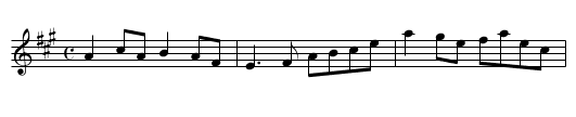 Turnpike - staff notation