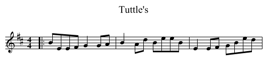 Tuttle's - staff notation