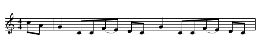 Twa Bonnie Maidens - staff notation