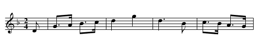 Twa Corbies - staff notation