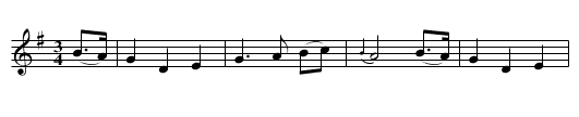 TWEEDSIDE - staff notation