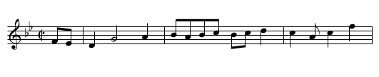Twelfth Eve - staff notation