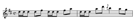 Twenty fifth of May - staff notation