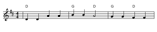 Twinkle, Twinkle Little Star - #11 - staff notation