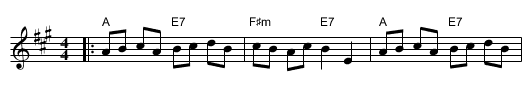 Twister - staff notation