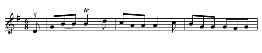 Two and Sixpenny Girl The -- Jig - staff notation