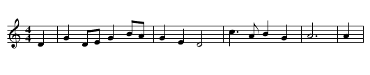 Two Sisters, The  - staff notation