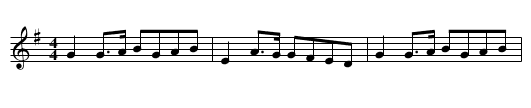 Ty Gwyn - staff notation
